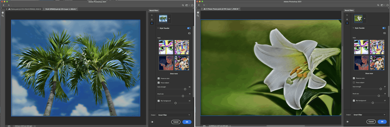 photoshop neural filters style transfer 1 fOVovCPaPzI Adobe Photoshop 2021